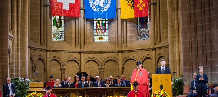 Prestation de serment du Conseil d'Etat, 31 mai 2018. Photo cellence