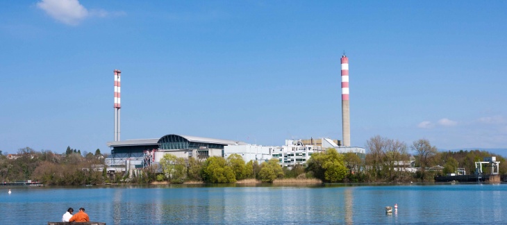 Retenue de Verbois, usine des Cheneviers. (c) Etat de Genève - David Mayenfisch