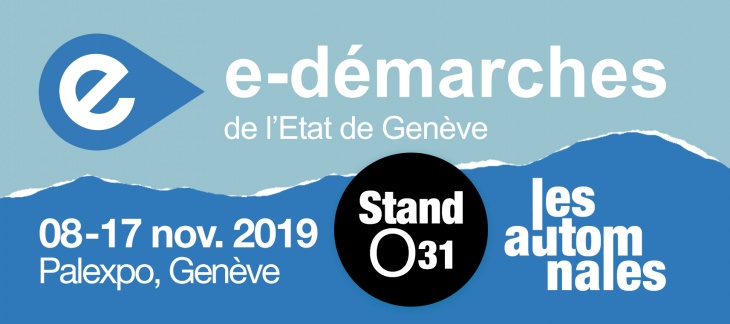 Les e-démarches sont aux Automnales Stand O31