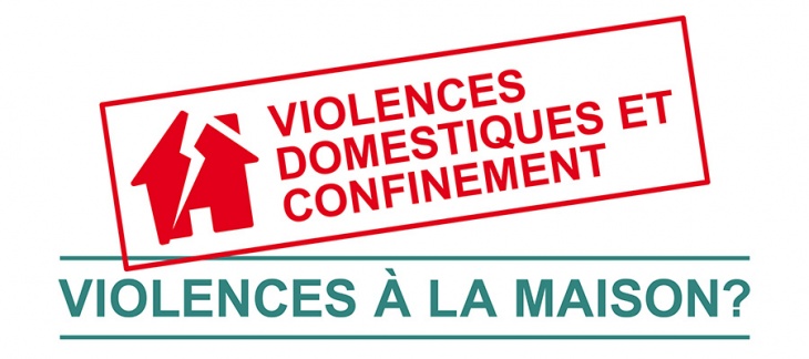 symbole de la maison qui subit des violences domestiques pendant le confinement