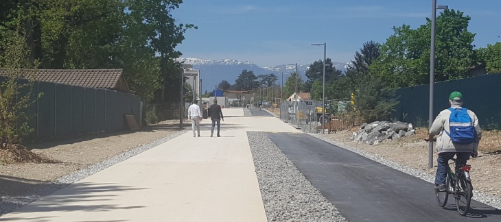 Voie verte CEVA Thônex © Etat de Genève Voie verte CEVA Thônex © Etat de Genève