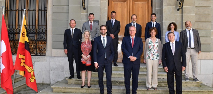 Déjeuner de courtoisie en l'honneur de Monsieur l’Ambassadeur Valentin Zellweger