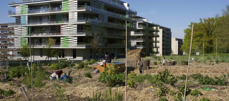 Des espaces publics favorisant la nature en ville, ici La Chapelle, un principe pour Cointrin © De Limoges Des espaces publics favorisant la nature en ville, ici La Chapelle, un principe pour Cointrin © De Limoges