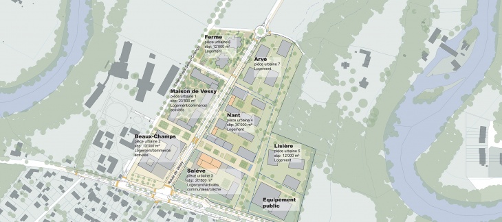 Plan d'ensemble Grands Esserts © AETC Plan d'ensemble Grands Esserts © AETC