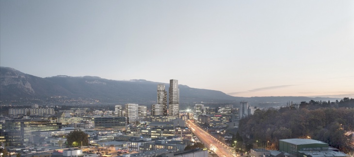 Le futur quartier de l'Etoile © Dupraz & Byrne