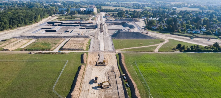 Chantier de la 1e étape : logements et espaces publics © Fabio Chironi 