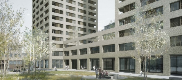 Concours de la Marbrerie © Castor&Pollux - CLR Architectes SA Concours de la Marbrerie © Castor&Pollux - CLR Architectes SA