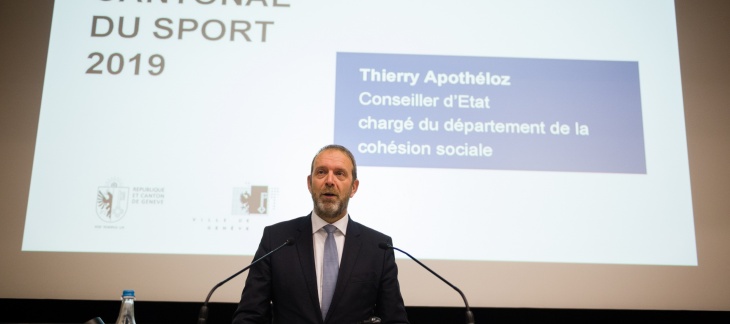 Thierry Apothéloz, conseiller d'Etat chargé du département de la cohésion sociale Thierry Apothéloz, conseiller d'Etat chargé du département de la cohésion sociale