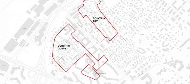 Périmètres des déclassements Cointrin Est et Ouest Périmètres des déclassements Cointrin Est et Ouest
