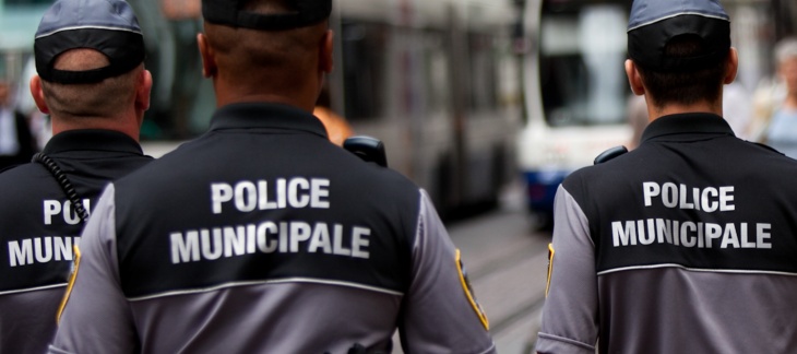 Patrouille pédestre police municipale