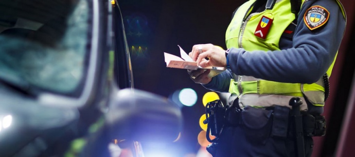 Contrôle routier police municipale