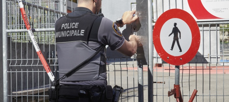 Fermeture accès police municipale