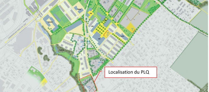 localisation du projet - Stratégie d'aménagement Carouge-sud