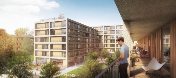 Quartier Adret - Lot A © TRIBU architecture, Lausanne Quartier Adret - Lot A © TRIBU architecture, Lausanne