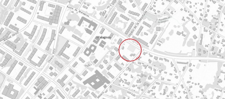Plan de localisation Malagnou - Velours Plan de localisation Malagnou - Velours