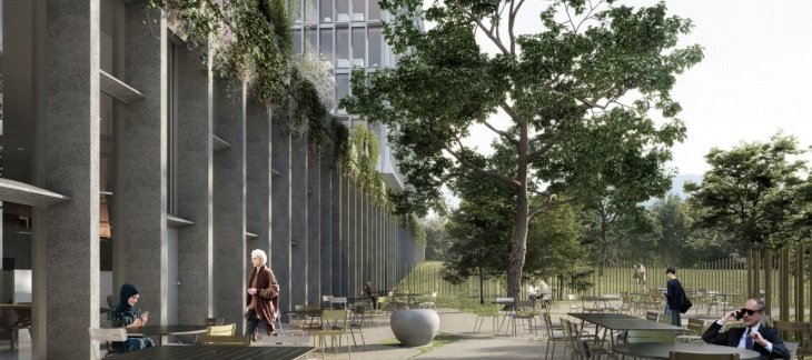 Restaurant terrasse / © OMS et BBK Architekten Restaurant terrasse / © OMS et BBK Architekten