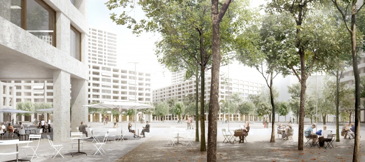 Espace public de l'Etoile © Dupraz & Byrne Espace public de l'Etoile © Dupraz & Byrne