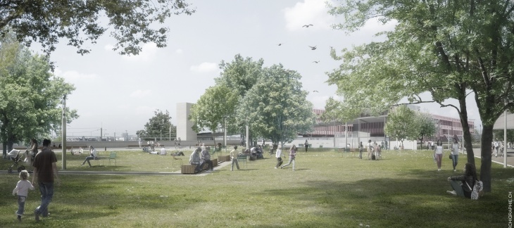 Place haute © Bureau MSV & Archigraphie Place haute © Bureau MSV & Archigraphie