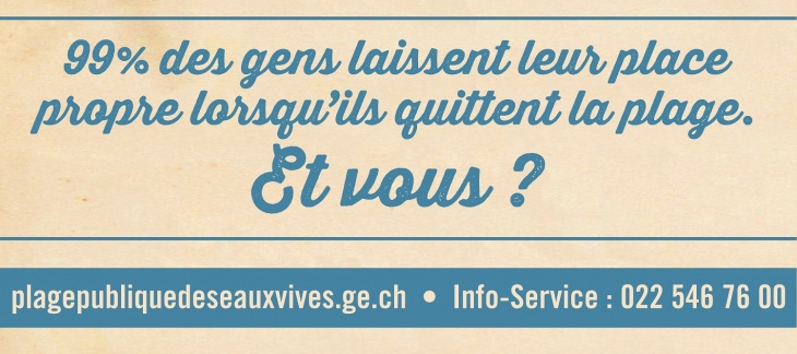 Plage Publique des Eaux Vives Propre