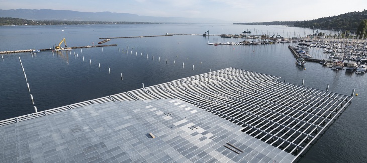 Chantier du Port-Noir et de sa plateforme pour dériveurs (septembre 2018) © Serge Fruehauf Port Plage Publique Eaux-Vives