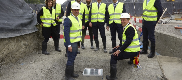 Pose de la première pierre 17 mai 2019 © Batima C2I Pose de la première pierre 17 mai 2019