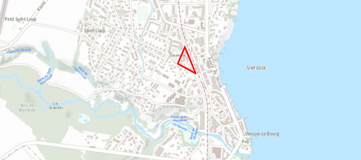 Versoix, plan de situation du projet Lachenal-Dégallier Versoix, plan de situation du projet Lachenal-Dégallier