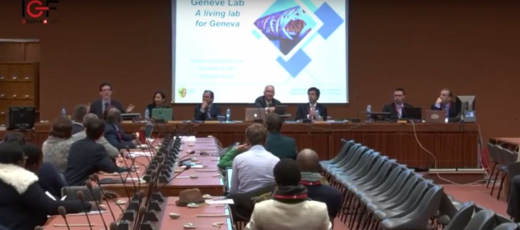 Les participants à la table-ronde (capture d'écran de la vidéo de la table ronde)