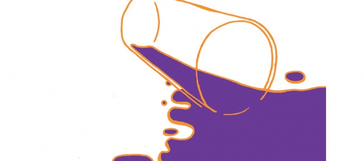 dessin verre renversé