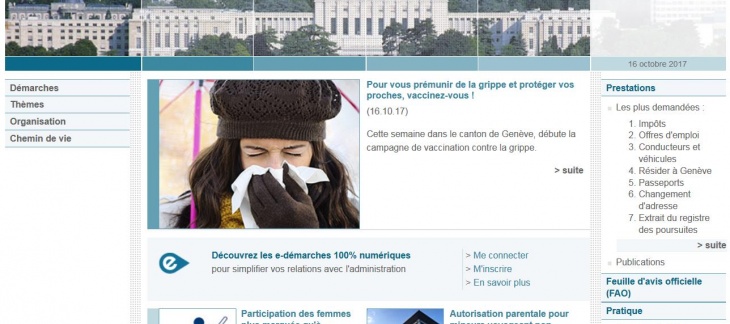 La homepage actuelle du site disparaîtra mercredi 17 octobre 2017 dans l'après-midi