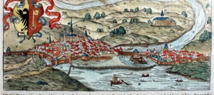 Représentation de la situation de Genève en 1575