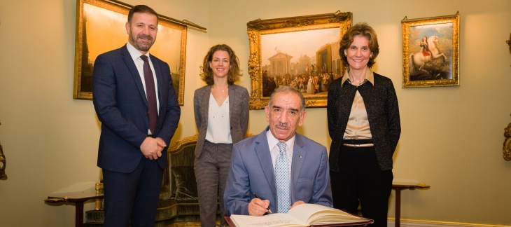 Visite de courtoisie de S.E. Monsieur l'Ambassadeur Lazhar Soualem, Représentant permanent de la République algérienne démocratique et populaire auprès de l'ONU à Genève