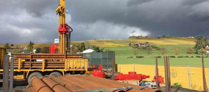 Forage de prospection géothermique à Bernex 2019