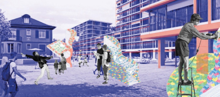 Illustration du projet de la place Carantec - LargeScaleStudios Illustration : LargeScaleStudios