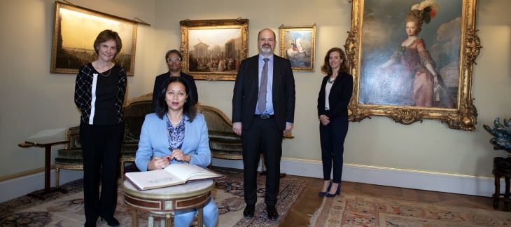 Visite de courtoisie de S.E. Madame l'Ambassadrice Clara Manuela da Luz Delgado Jesus, représentante permanente de la République de Cabo Verde auprès de l'ONU à Genève