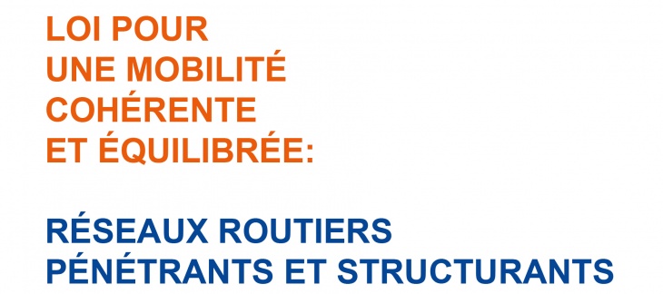 LMCE: Réseaux routiers pénétrants et structurants