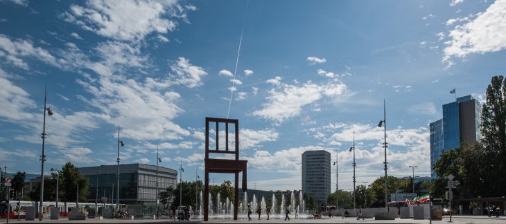 Place des Nations. Photo Genève Tourisme / Olivier Miche