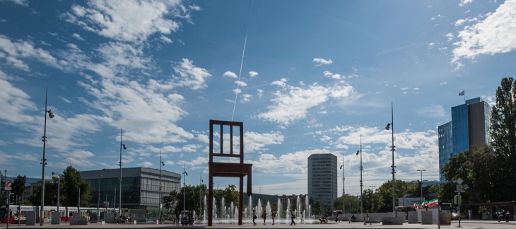 Place des Nations. Photo Genève Tourisme / Olivier Miche