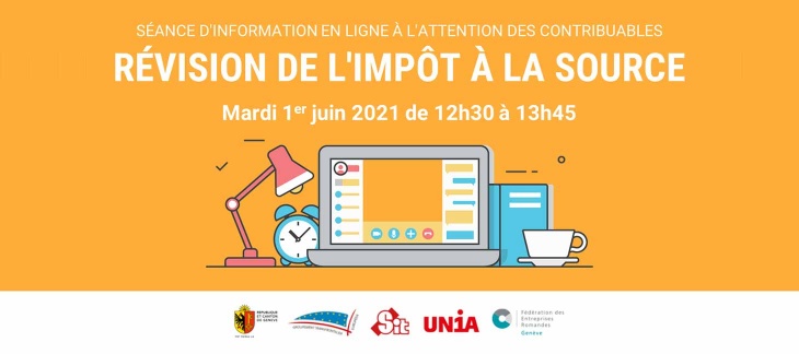 Séance d'information en ligne en live sur la révision de l'impôt à la source