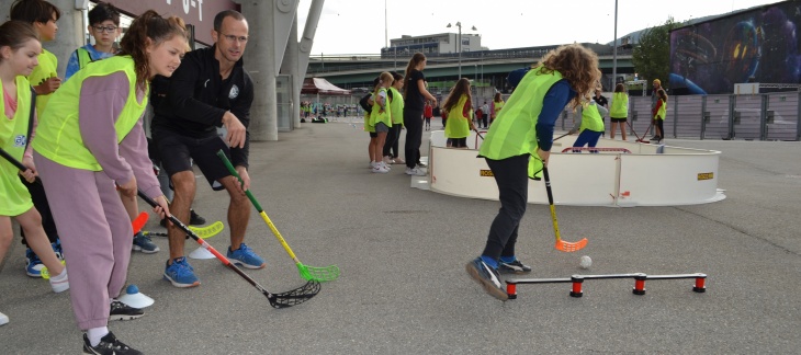 initiation au hockey