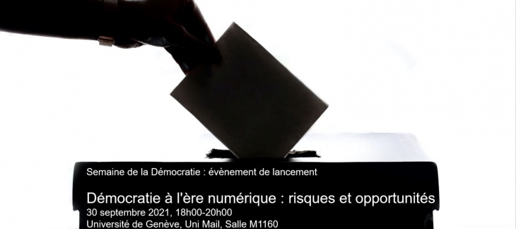 Evènement "démocratie à l'ère numérique"