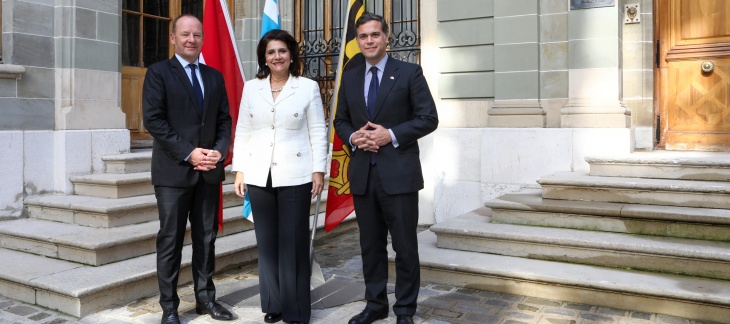 Visite de courtoisie de Madame Rodi Kratsa-Tsagaropoulou, gouverneure de la Région des îles Ioniennes