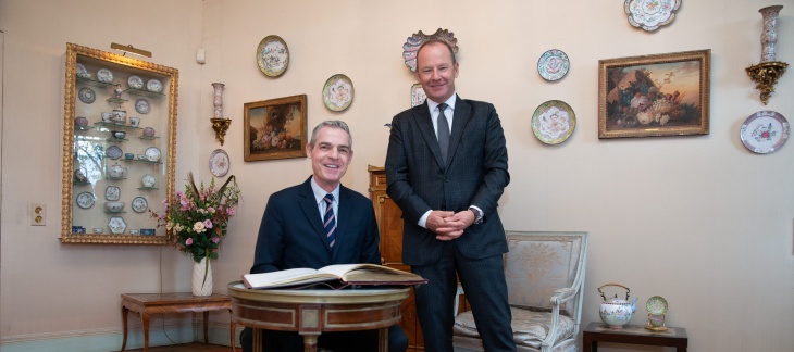 Déjeuner de courtoisie en l'honneur de S.E. Monsieur l'Ambassadeur Jérôme Bonnafont, représentant permanent de la France auprès de l'ONU à Genève