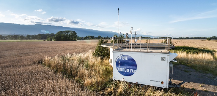 Illustration de la station de mesure située à Passeiry