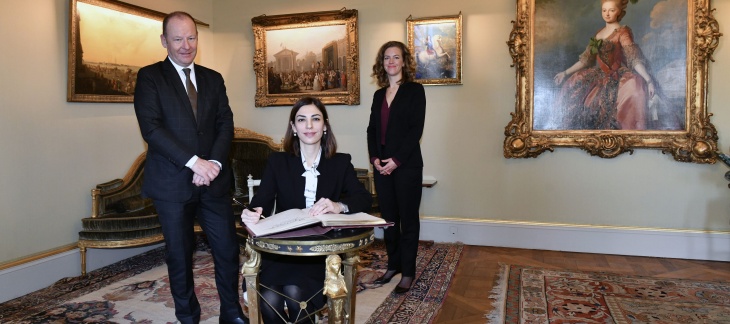 Visite de courtoisie de Madame Ipek Zeytinoğlu Özkan, consule générale de Türkiye (Turquie) à Genève