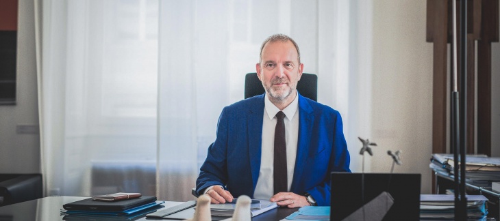 Thierry Apothéloz, conseiller d'Etat chargé du département de la cohésion sociale