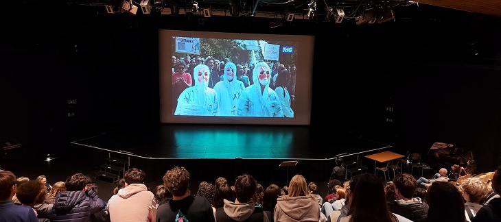 Aula du Collège de Saussure, lundi 25 avril 2022