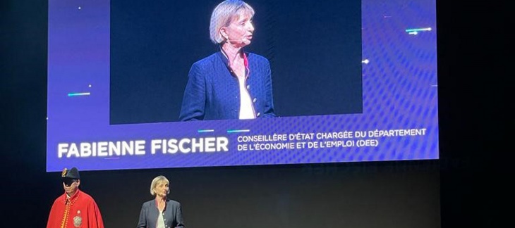 Fabienne Fischer, conseillère d'Etat chargée du département de l'économie et de l'emploi (DEE)