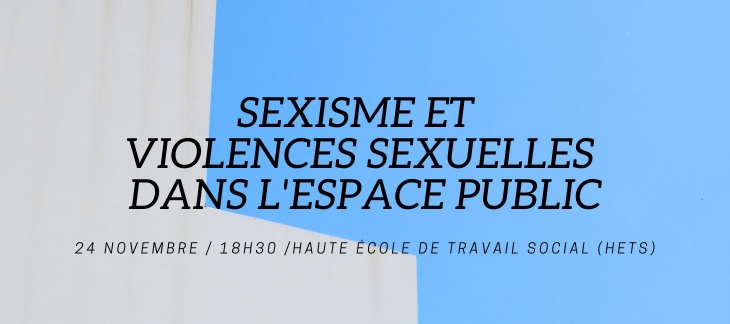 sexisme et violences sexuelles dans l'espace public conférence du 24 novembre 2022