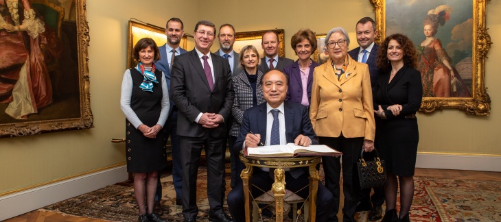 Déjeuner de courtoisie en l'honneur de Monsieur Houlin Zhao, secrétaire général de l'Union internationale des télécommunications (UIT), à l'occasion de son départ