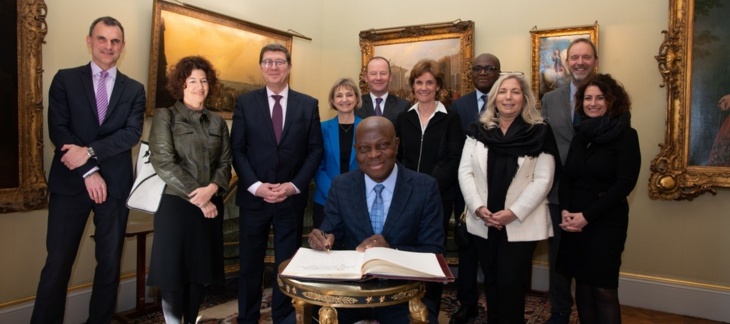 Déjeuner de courtoisie en l'honneur de Monsieur Gilbert F. Houngbo, directeur général de l'Organisation internationale du Travail (OIT), à l'occasion de sa prise de fonction